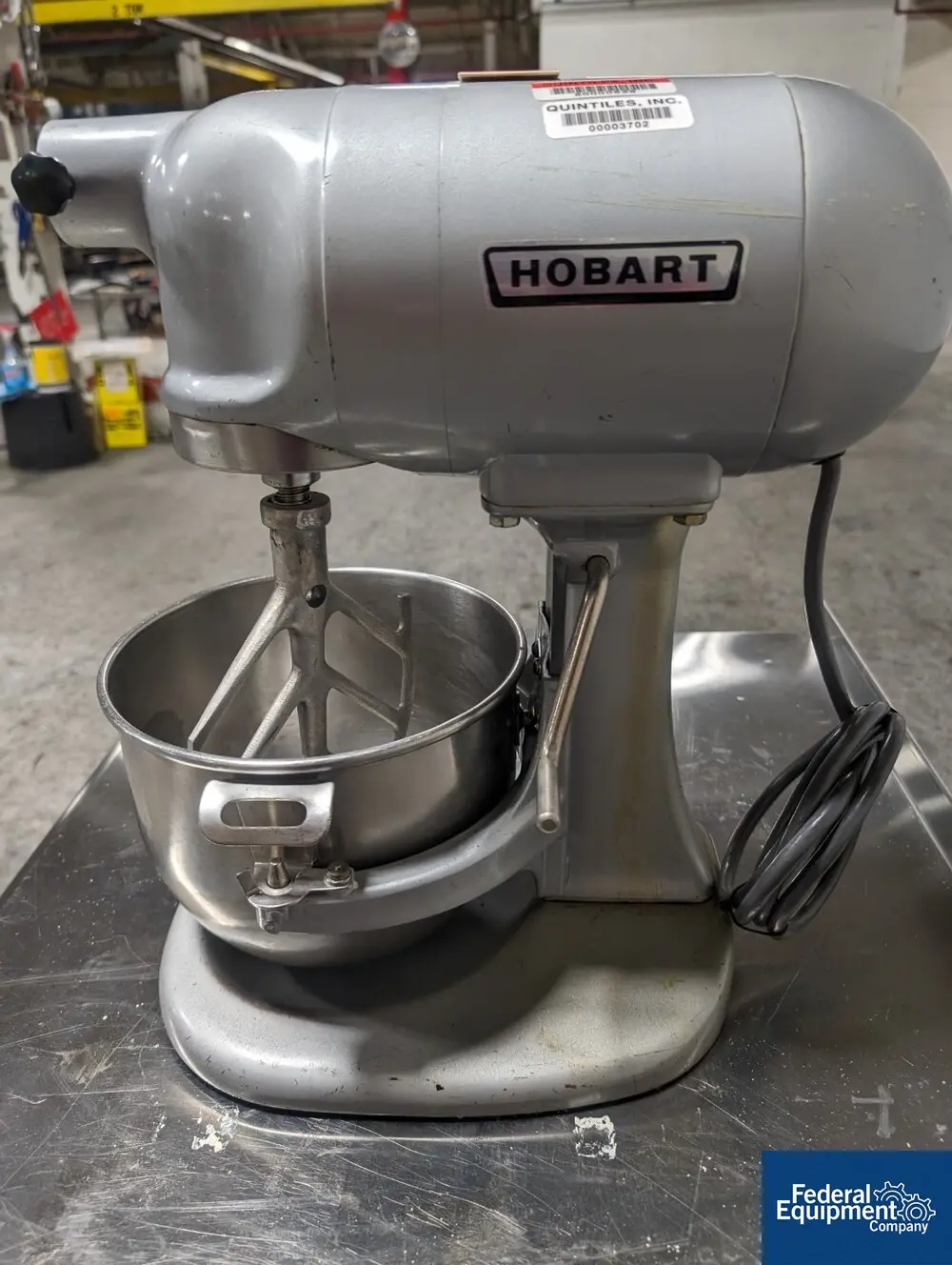 Hobart #N50, Benchtop Mixer, Stainless Steel Bowl, 115 V. - Image 4