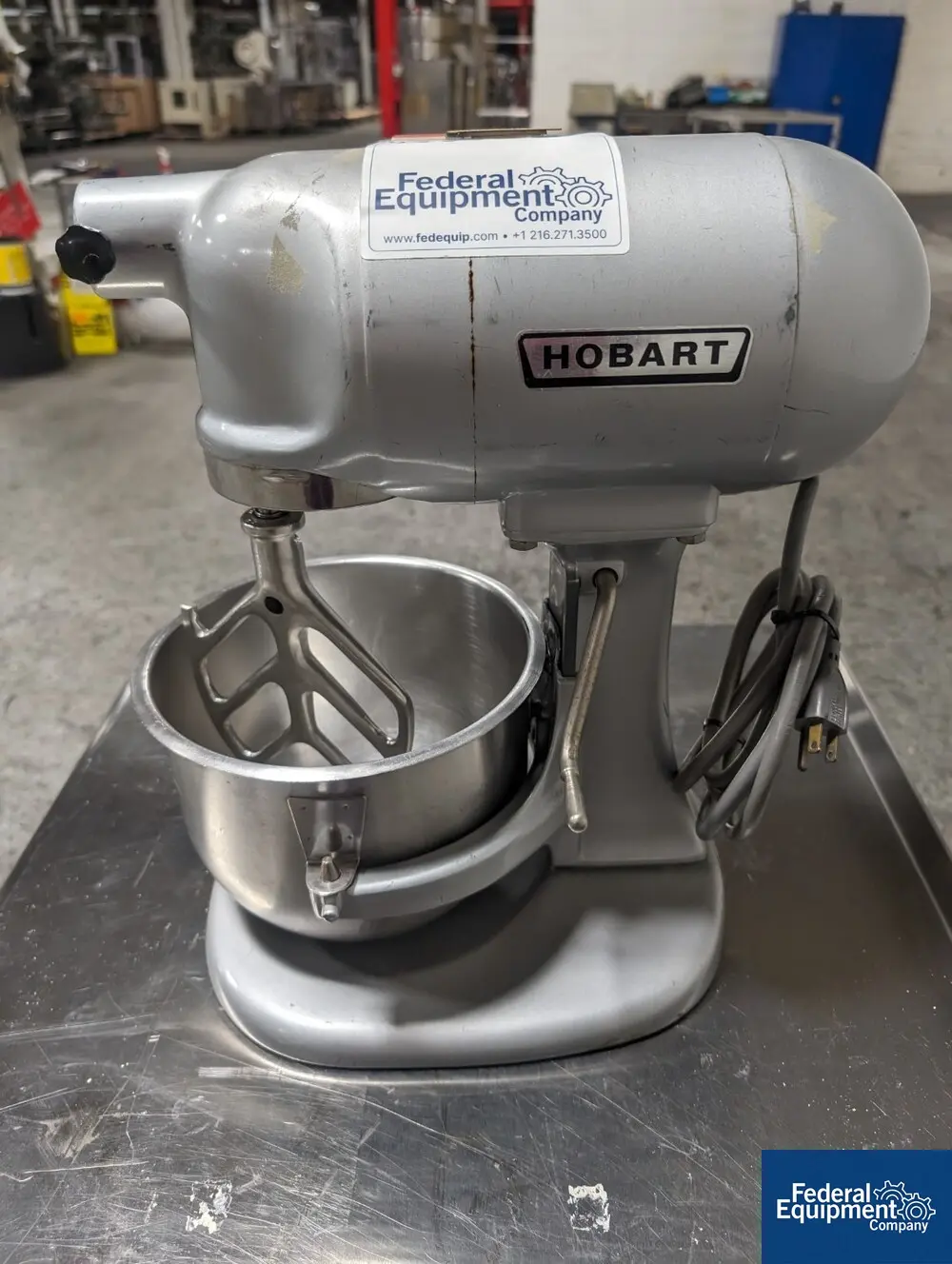 Hobart #N50, Benchtop Mixer, Stainless Steel Bowl, 115 V. For Sale