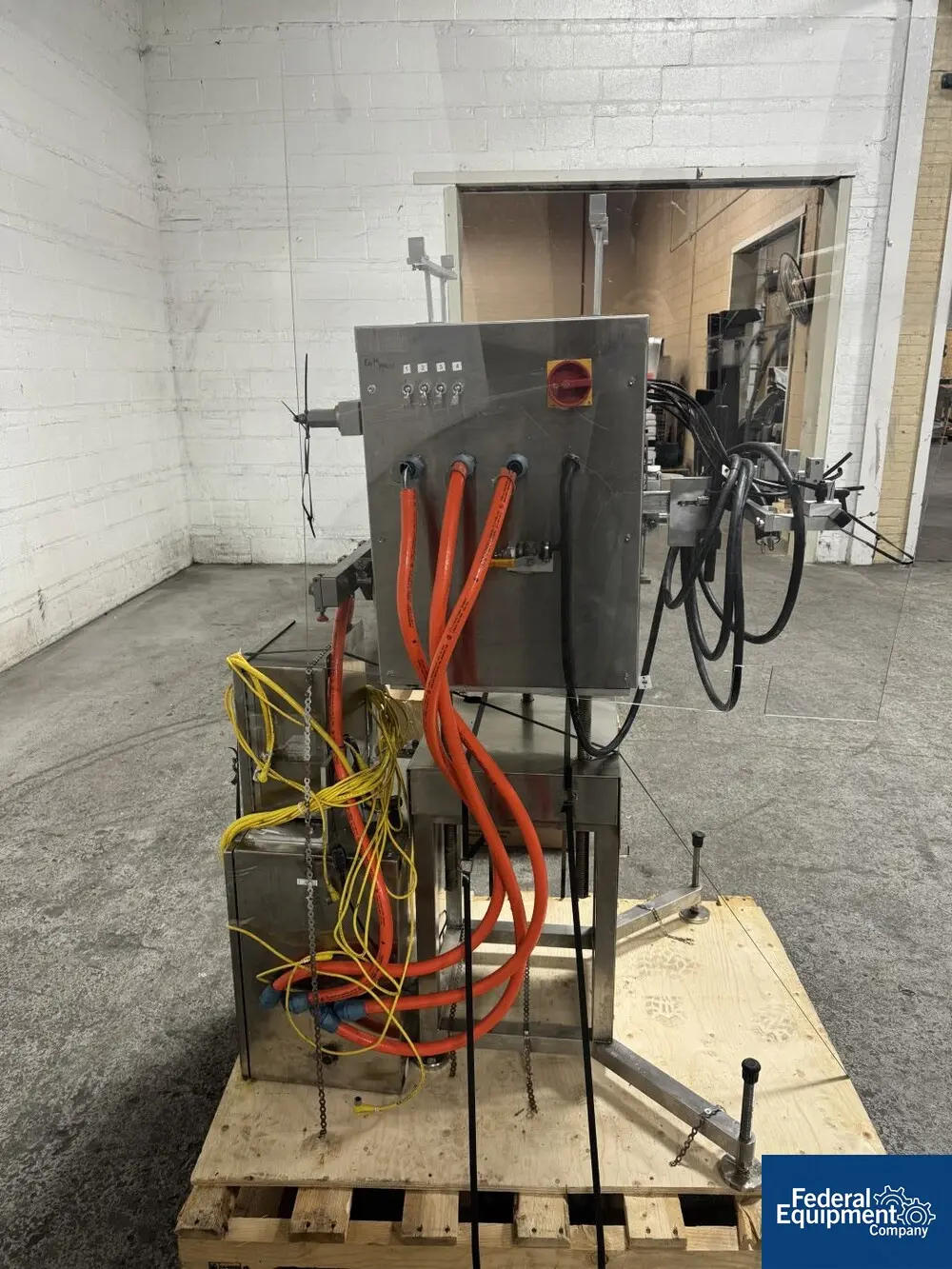 Filamatic Bottle Filling Line, 60 Units/min., NJM Beltorque #BT-IC Capper, Wrap Around Labeler, 2015 - Image 6