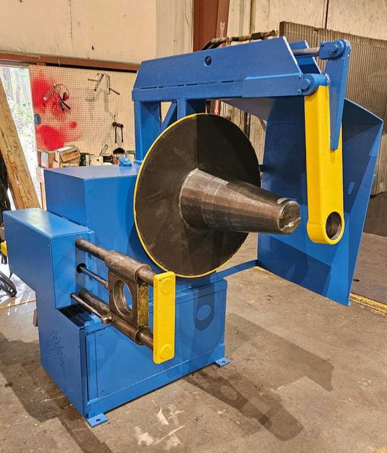 NCM, Scrap Winder, 1' x 0.135", 30" diameter X 24" width Capacity, Clam Shell Type Open, Hydraulic Cylinder - Image 1