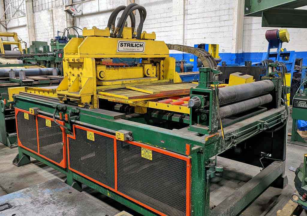 Strillich Flying Shear, .135" x 4', 125 FPM, Hydraulic Cutoff Die, Rank & Pinion Die Accelerator, 1994 - Image 1