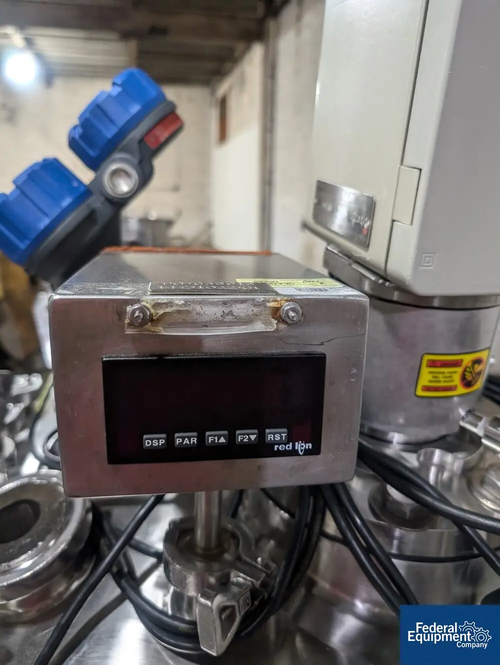 66 gallon Precision, Stainless Reactor, 316L Stainless Steel, 45/100#, 30" diameter x 17" straight side, dish - Image 8