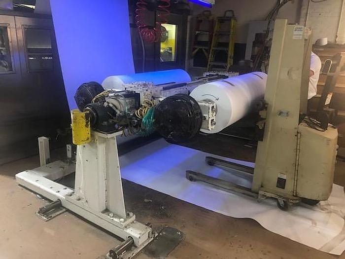 64" Magnat Coater Printer Laminator, 24" unwind/rewind diameter, 15' Etter Engine - Image 5