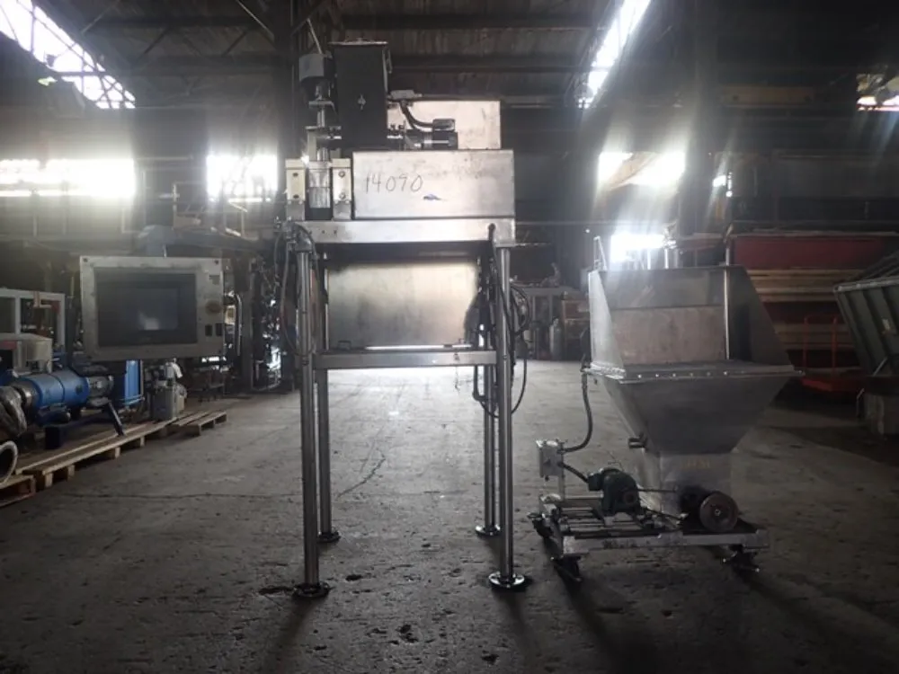 Fitzpatrick #1.5LX8D, Chilsonator Roller Compactor, Stainless Steel, 1.5" Wide x 8" diameter Rolls - Image 1