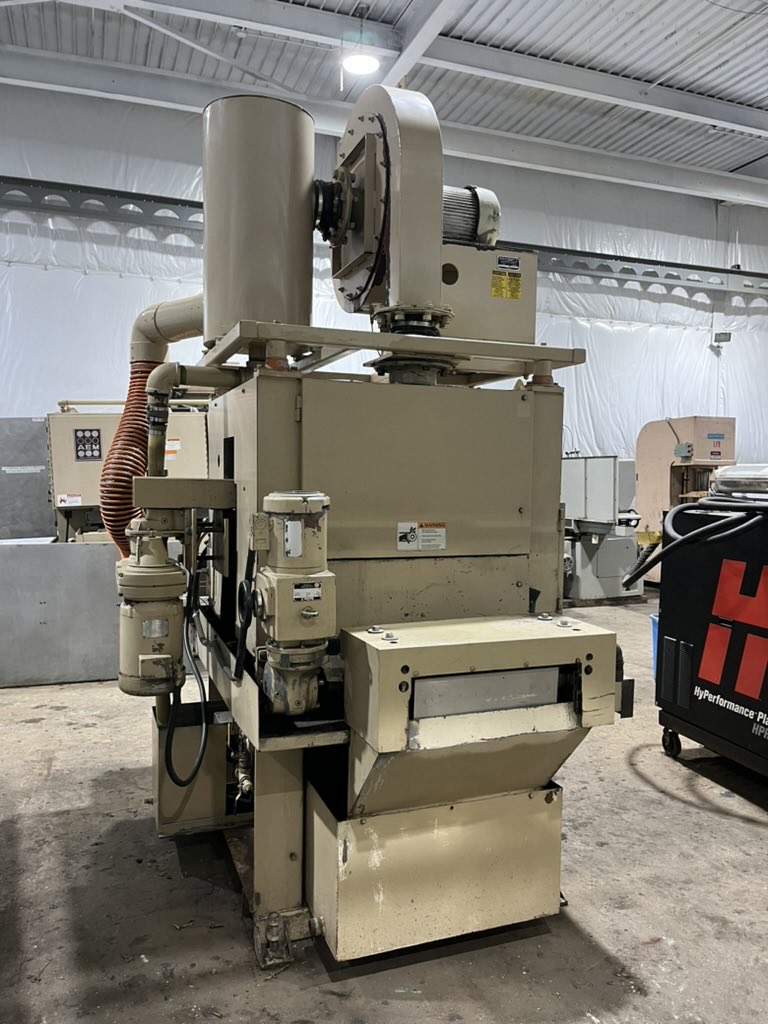 AEM #CS180, multi-directional deburring machine, 4"-18" part size, 3/16" part thickness, 15 FPM - Image 2
