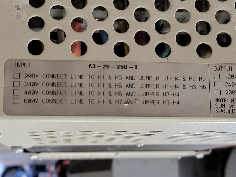 5 KVA 600 Pri. 120/240 Sec., Sola #63-29-250-8, 3-Phase, Constant Voltage Transformer, MCR Series - Image 9