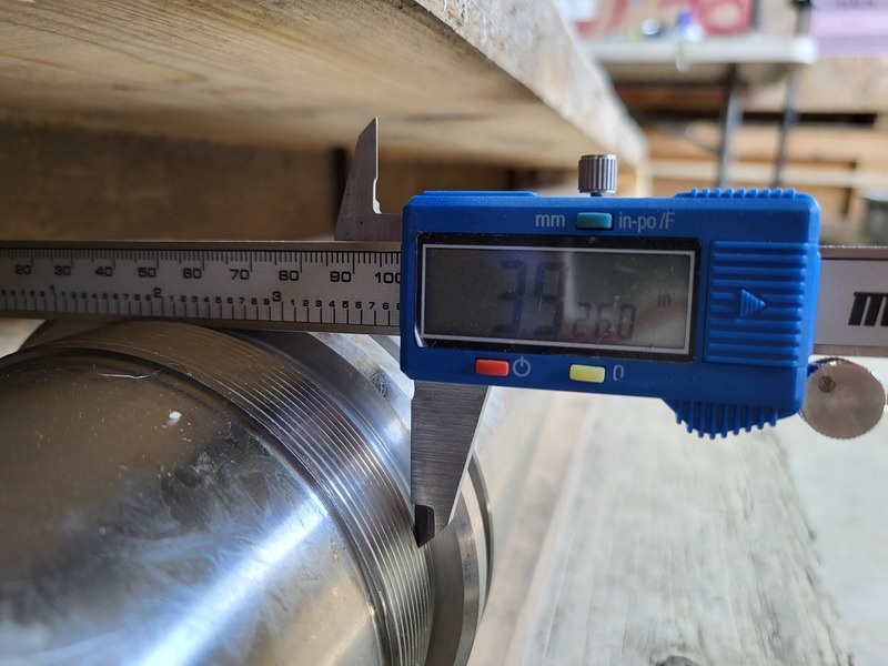 Flowserve #2423102940, 119" Pump Shaft Assembly, 3.526" diameter, 3.3090" diameter - Image 3