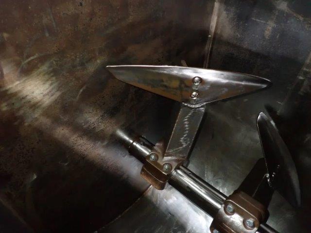 30 cu.ft. Marion #4010, Carbon Steel paddle mixer, 38" diameter x 48" long chamber - Image 8