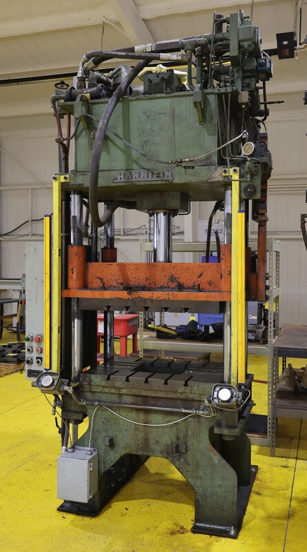 25 Ton, Haanifin, 4 post Hydraulic trimming press - Image 1