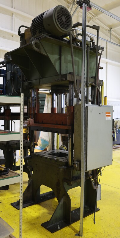 25 Ton, Haanifin, 4 post Hydraulic trimming press - Image 3