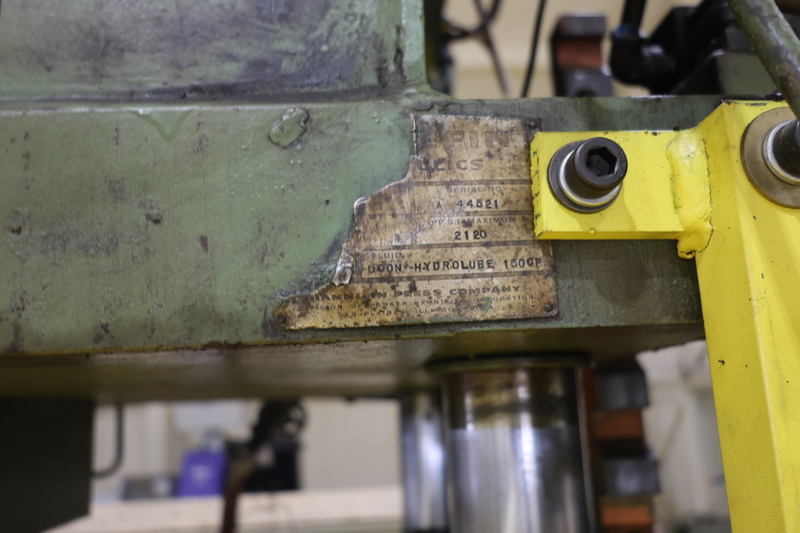 25 Ton, Haanifin, 4 post Hydraulic trimming press - Image 4