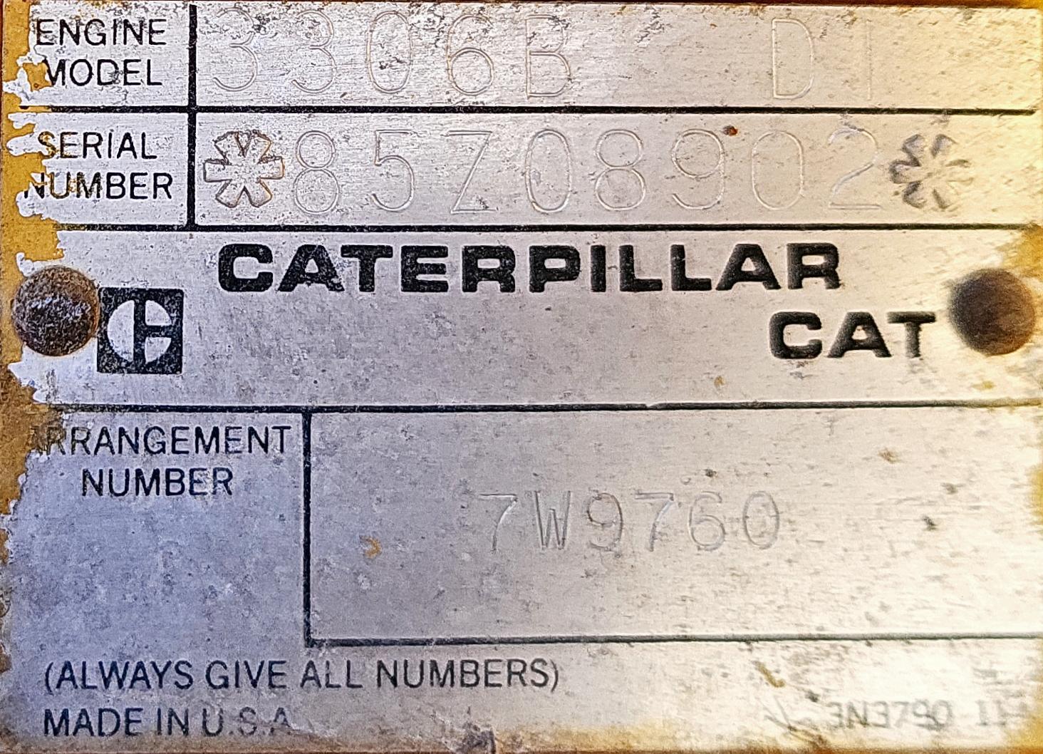 230 KW Caterpillar #3306, Diesel Generator, 480 Volts, 3 phase, - Image 6