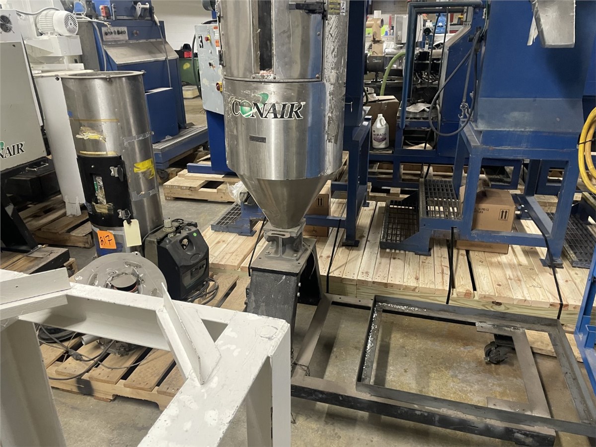 Conair #CH 16-6, 200 lb. Drying Hopper, Stainless Steel - Image 7