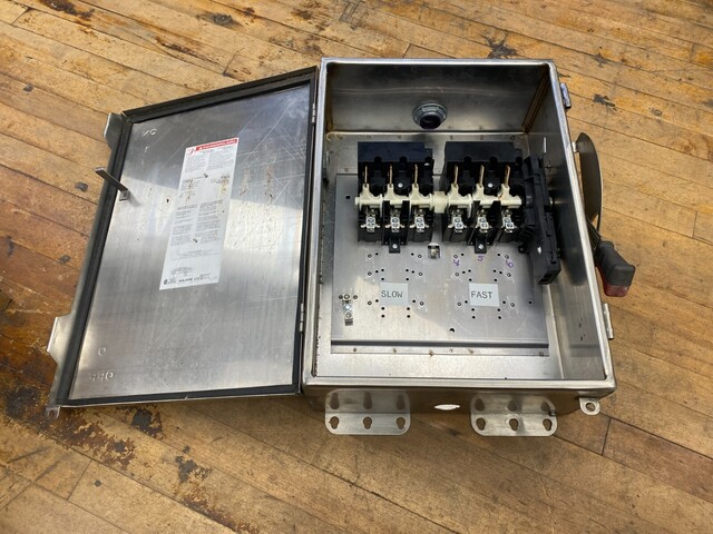 60 Amp. Square D #HU662DS, Safety Disconnect Switch, 600V. Type 3R 4X Watertight 60 Amp - Image 4