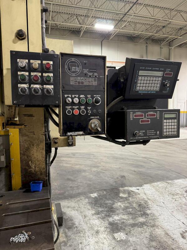 150 Ton, Komatsu #OBW 150-3, Double Crank Gap Frame Press, 82" x 30" Bed, 7.87" Stroke, 65 SPM, 1996 - Image 7