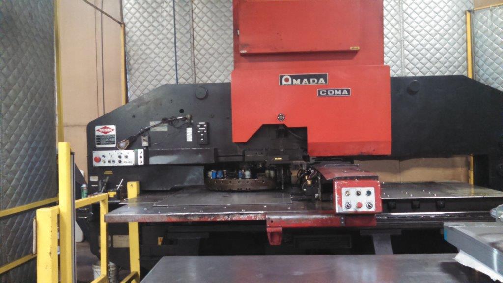 55 Ton, Amada #Coma-567, CNC Turret Punch-Plasma, 60" x 72" Sheet Size, 300 HPM, 30 RPM, GE FANUC 6M Control - Image 1