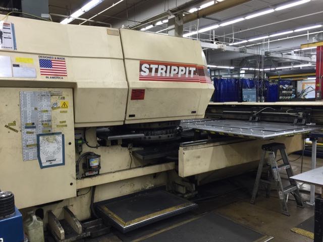 33 Ton, Strippit / LVD #1250MH30, CNC Turret Punch Press, 50" Throat, 50" x 80" Table, GE Fanuc OP CNC - Image 3