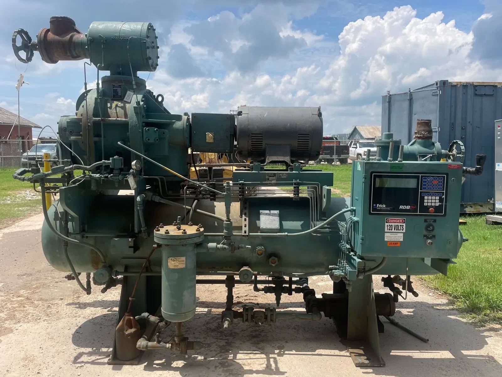 200 HP Frick #RWB-II-100, Rotary Screw Compressor Package, 4,500 RPM, 350 PSIG, 2006, Rebuilt 2017 - Image 4