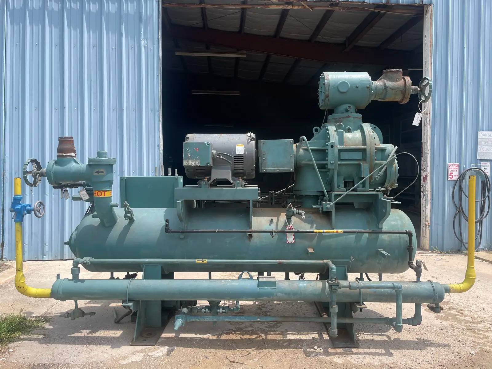200 HP Frick #RWB-II-100, Rotary Screw Compressor Package, 4,500 RPM, 350 PSIG, 2006, Rebuilt 2017 - Image 7