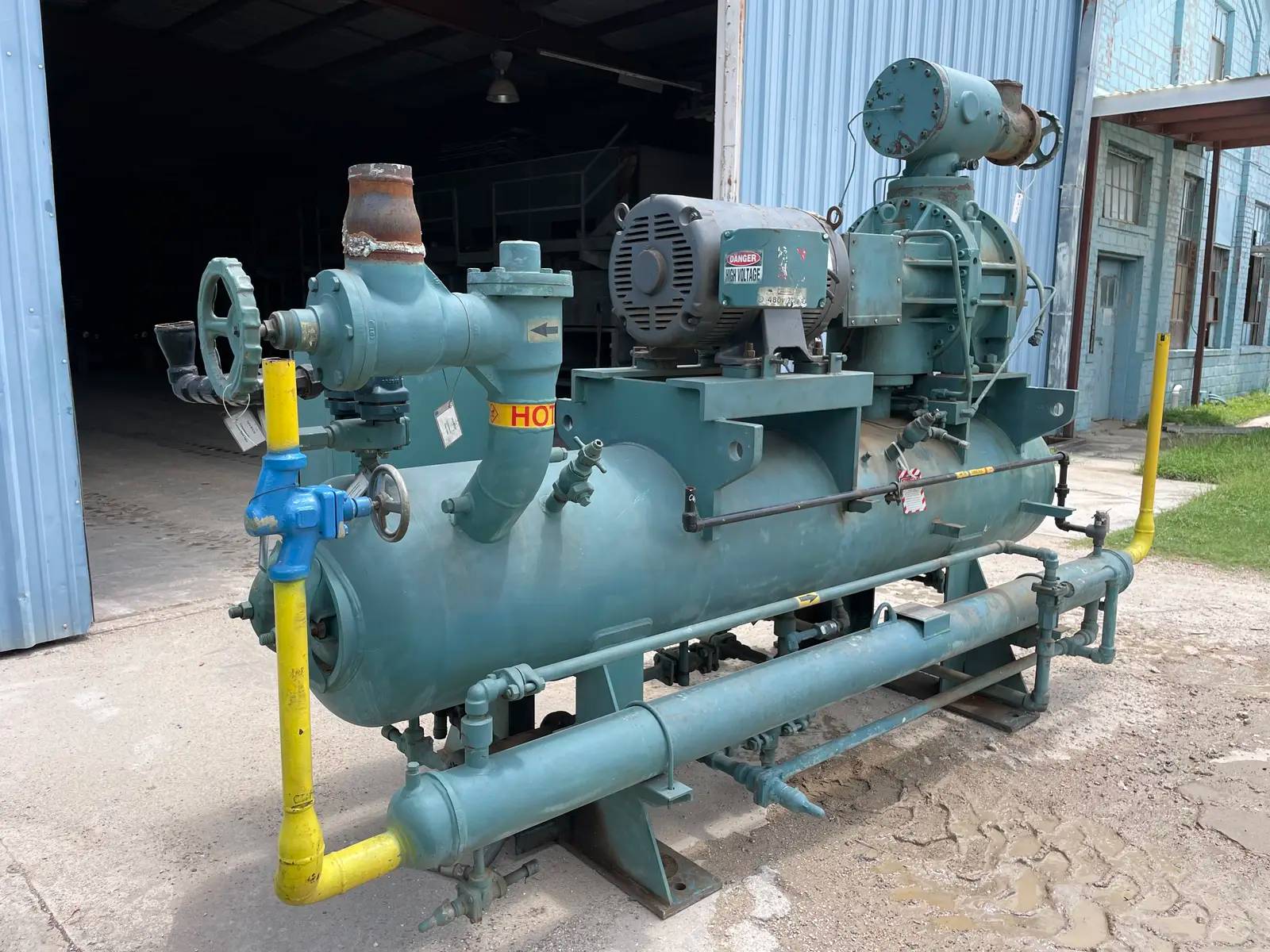 200 HP Frick #RWB-II-100, Rotary Screw Compressor Package, 4,500 RPM, 350 PSIG, 2006, Rebuilt 2017 - Image 8