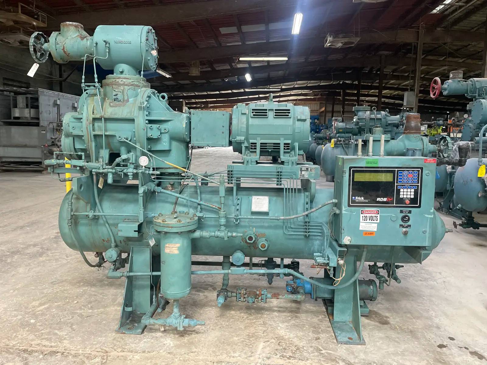 125 HP Frick #RDB-177B, Rotary Screw Compressor, 460 V., 4500 RPM, 250 PSIG, 1995 - Image 3