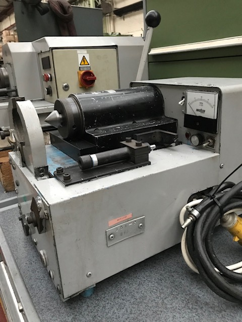 2" Clarke & Lewis #2SD-3, air vise, flares/squares/burrs, 1/8"-2" OD, beads 7/16"- 1-1/2", vari-speed, 1/2 HP - Image 2
