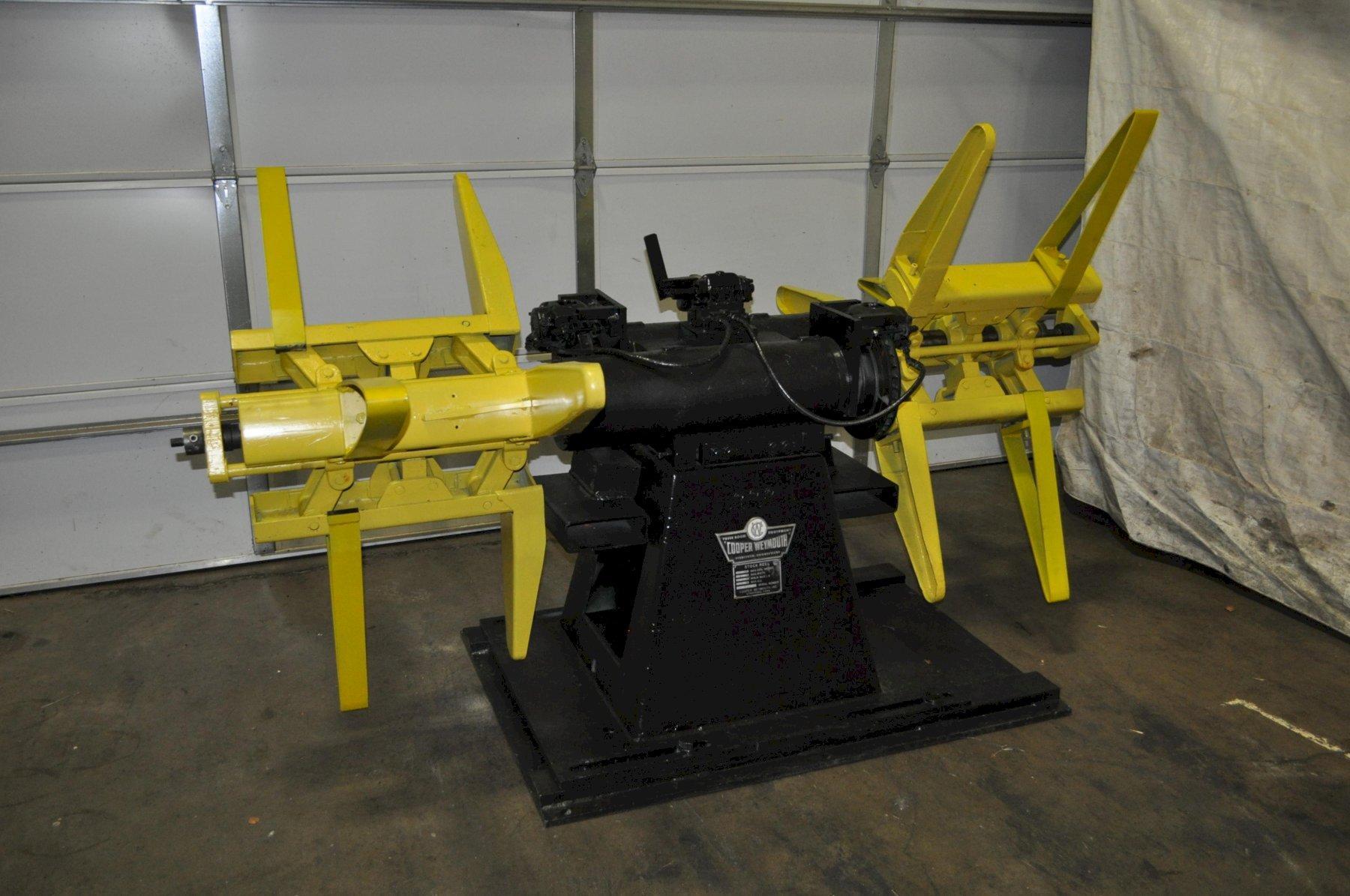 2500 lb. CWP, Double End Coil Reel, 24" Mandrel, 20" ID x 60" outside dimensions, 12 Keepers - Image 1