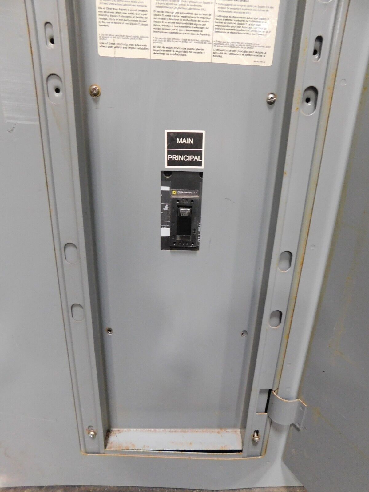 225 Amp. Square D, NQOD panelboard, 4-wire, 120/208Y V.AC, 3 phase - Image 3