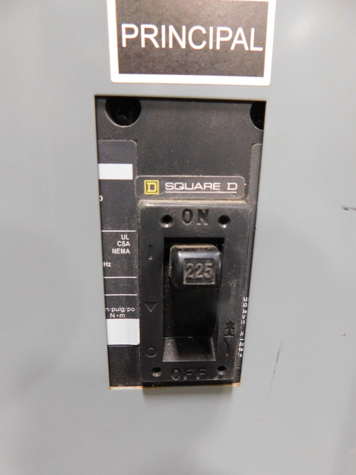 225 Amp. Square D, NQOD panelboard, 4-wire, 120/208Y V.AC, 3 phase - Image 5