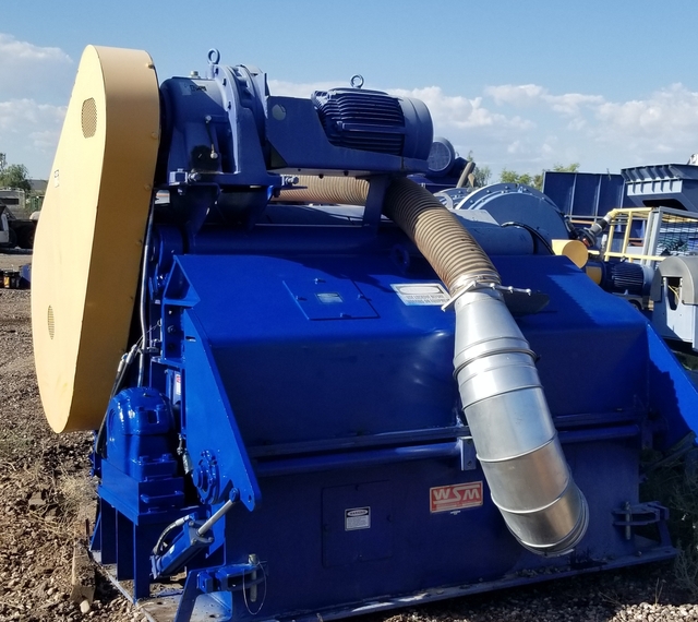 WSM #4260S, hammermill shredder, 27" x63" feed opening, 4 rows of 40 hammers, direct drive - Image 2