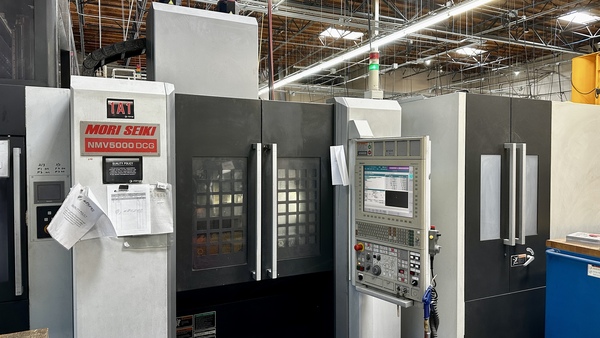 Mori Seiki #NMV-5000DCG, CNC vertical machining center, with pallet pool, 28.7" X, 20.1" Y, 20.1" Z, 12000 - Image 1