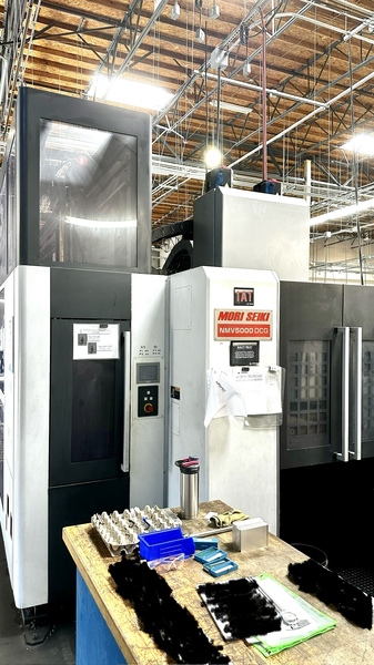 Mori Seiki #NMV-5000DCG, CNC vertical machining center, with pallet pool, 28.7" X, 20.1" Y, 20.1" Z, 12000 - Image 2