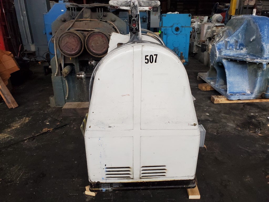 Eemco, rubber lab mill, 6x13" rolls, cabinet style, under slung drive, belt driven, 7.5 HP - Image 7
