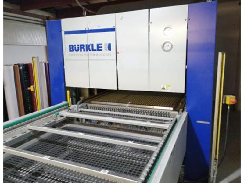 Burkle #Multifoiler-BTF1528-1400, Membrane Press, 59" x 110.2" Platen Capacity, 400 V., 2010 - Image 7
