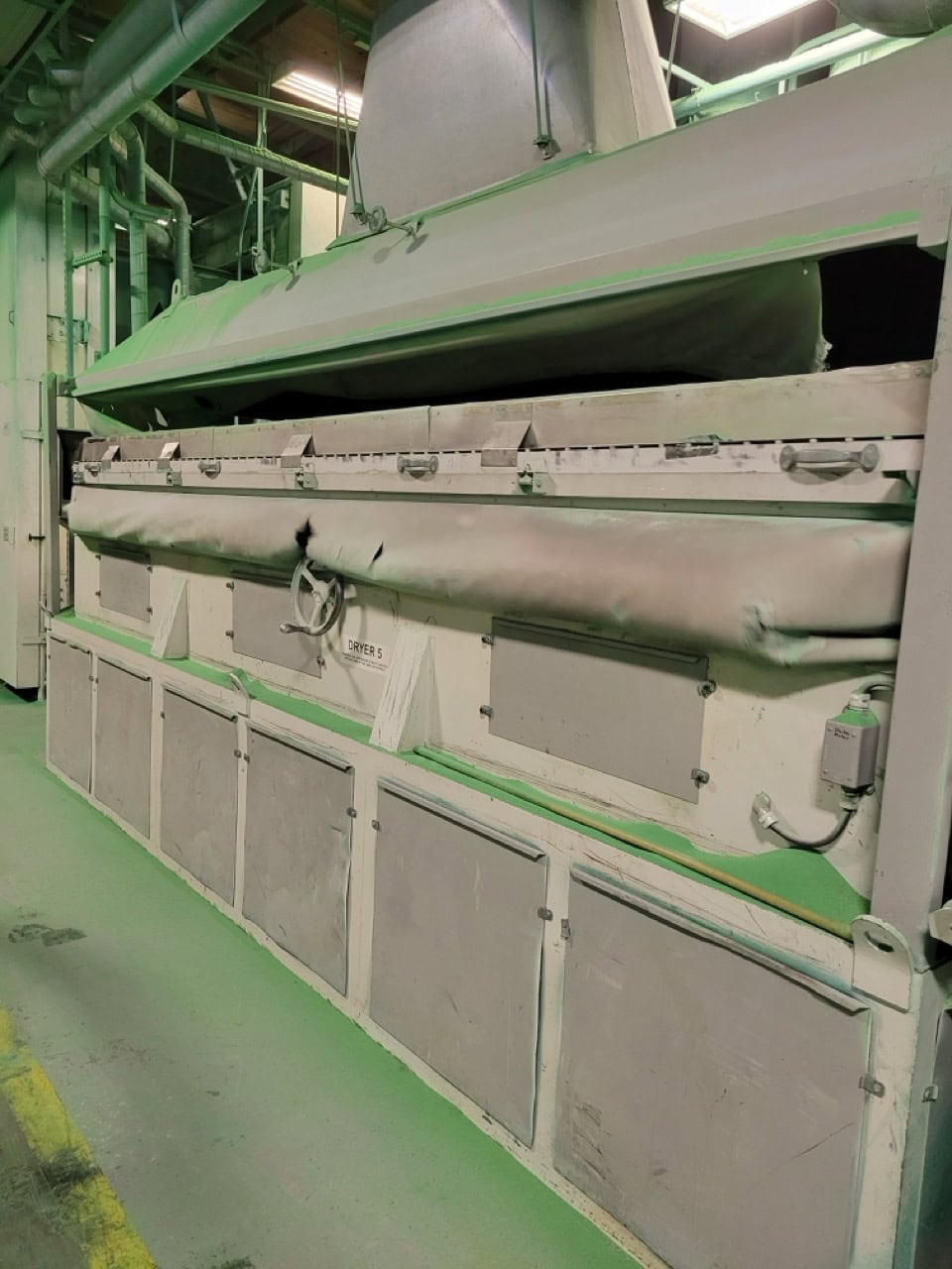 Oliver #FBD-616-LH, Fluidized Bed Dryer, 800 lbs/hr Water Removal, 72" x 20" deck, 2014 (2 available) - Image 4