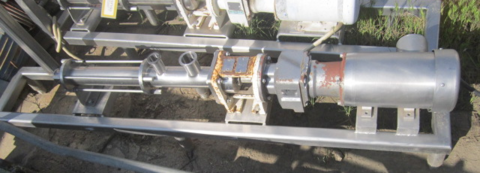 2.5"/2" inlet x 2.5" outlet, Moyno pump, 2 HP, Stainless Steel - Image 2