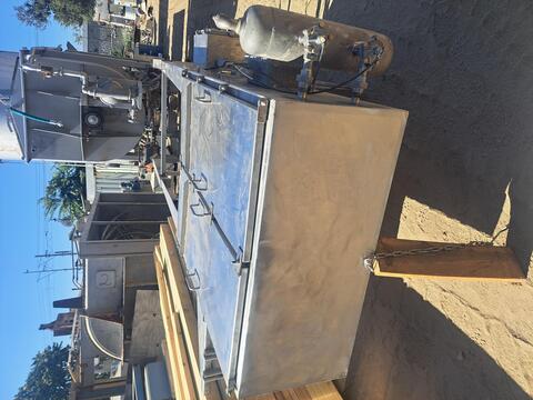 Stainless steel bag break station for manual feed bag break, Stainless Steel receiving hopper - Image 6