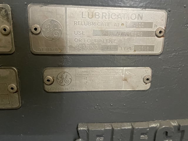 700 HP 1800 RPM General Electric, Frame 8309S, TEFC BB TUBE, 4000 Volts - Image 4