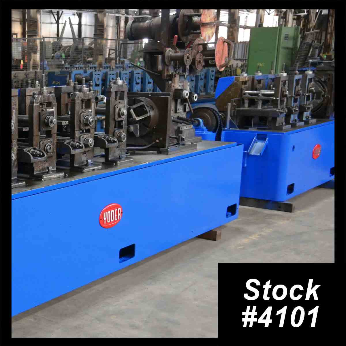 2-1/2" x .095" Yoder #M2, high freq. tube Miller line, forming mill, welding, sizing, MillDrive, coolant, 75 - Image 1