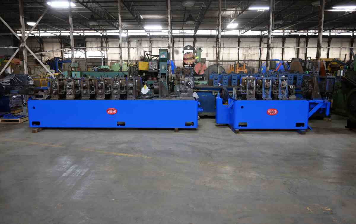 2-1/2" x .095" Yoder #M2, high freq. tube Miller line, forming mill, welding, sizing, MillDrive, coolant, 75 - Image 2
