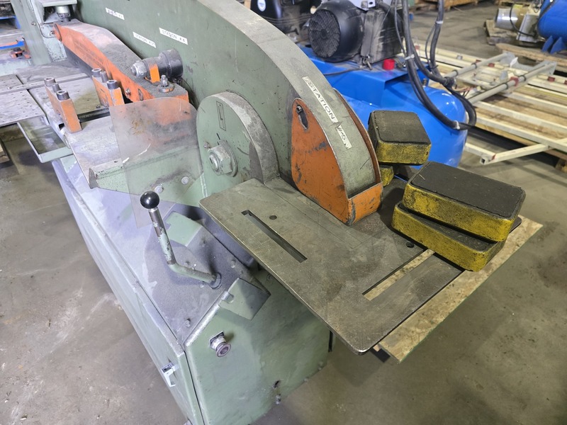 5" x 5" x 3/8" Piranha #PII-65, ironworker, 65 ton, serial #217 - Image 4