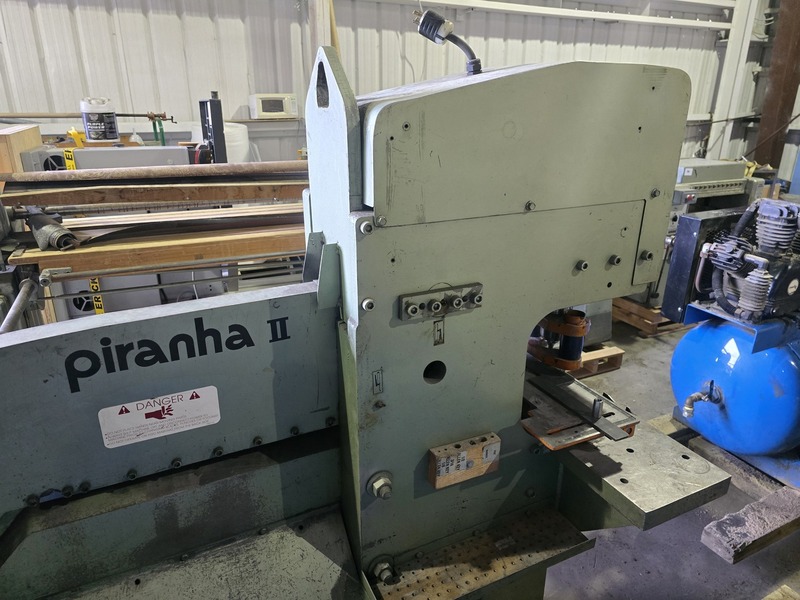 5" x 5" x 3/8" Piranha #PII-65, ironworker, 65 ton, serial #217 - Image 5