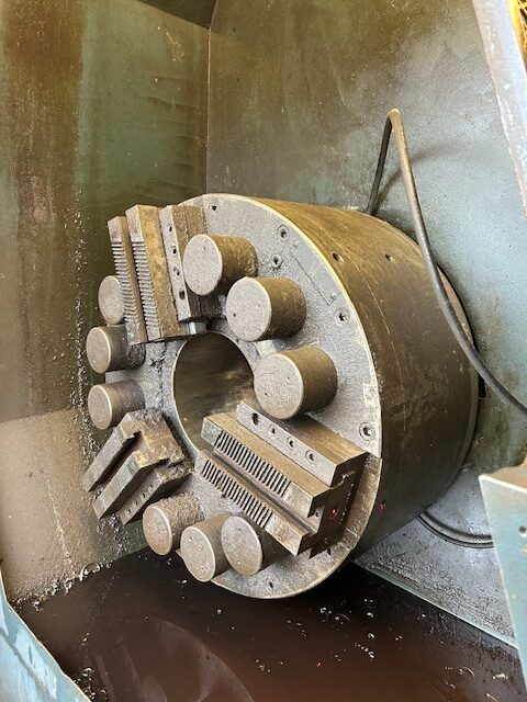 Johnford #ST-40F, CNC Lathe, 27" Chuck, 30 HP, 500 RPM, Fanuc 0i-TD Control, 36.2" Swing, 2010 - Image 8