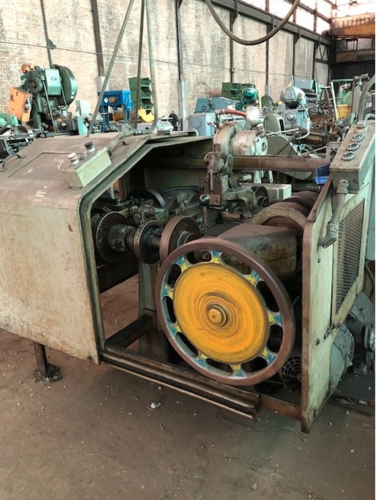 Baird #2, 4-slide, 1/8" wire diameter, 1" ribbon, 2 plane straightener, 8" feed, variable speed - Image 1