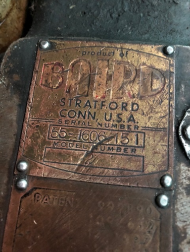 Baird #2, 4-slide, 1/8" wire diameter, 1" ribbon, 2 plane straightener, 8" feed, variable speed - Image 6