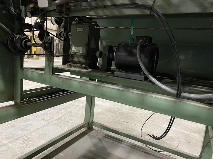 50" Maxson #MSE, single rotary knife sheeter, 53" wide stationary bed knive, 330 FPM, 1994 - Image 7
