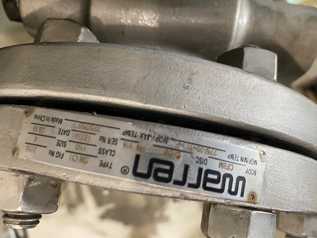 Warren #SW-CH, size 4 check valve, 2018 (5 available) - Image 4