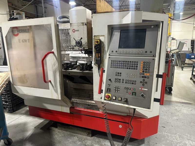 Hermle #U630T, CNC vertical machining center, Heidenhain 400 Series Control, 25" X, 19.6" Y, 19.6" Z, 8000 - Image 2