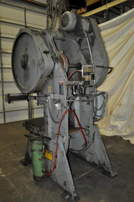 80 Ton, South bend / South Bend #80-BG-AC, OBI Press, 4" Stroke, 15.54" Shut Height, 44 SPM, 16.25" x 13.25" - Image 4