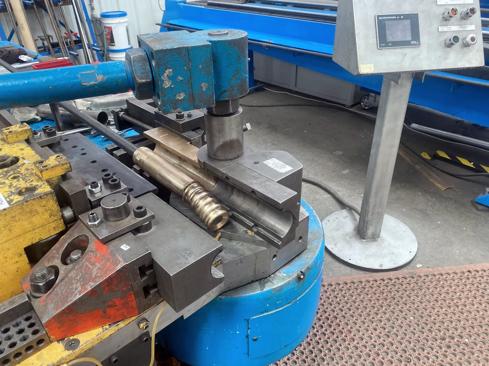 .168" x 3" Horn #HMT-2STD, Tube Bender, 6 RPM, 10 HP, Model 1AXB+ Control, 2001 - Image 4